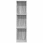 Preview: Wandregal 2 stk. Sonoma-Grau 25 x 15 x 100 cm Holzwerkstoff