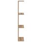 Preview: Wandregal Artisan-Eiche 25 x 15 x 100 cm Holzwerkstoff