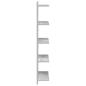 Preview: Wandregal Betongrau 30 x 15 x 100 cm Holzwerkstoff