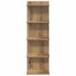 Preview: Wandregal 2 stk. Artisan-Eiche 30 x 15 x 100 cm Holzwerkstoff
