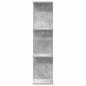 Preview: Wandregal Betongrau 22 x 15 x 100 cm Holzwerkstoff