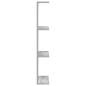 Preview: Wandregal Betongrau 22 x 15 x 100 cm Holzwerkstoff
