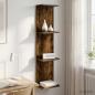 Preview: ARDEBO.de - Wandregal Raucheiche 22 x 15 x 100 cm Holzwerkstoff