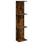 Preview: Wandregal Raucheiche 22 x 15 x 100 cm Holzwerkstoff