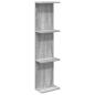 Preview: Wandregal Sonoma-Grau 22 x 15 x 100 cm Holzwerkstoff
