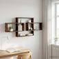 Preview: ARDEBO.de - Wandregal Raucheiche 130 x 10 x 50 cm