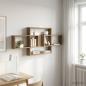 Preview: ARDEBO.de - Wandregal Artisan-Eiche 130 x 10 x 50 cm Holzwerkstoff