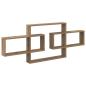 Preview: Wandregal Artisan-Eiche 130 x 10 x 50 cm Holzwerkstoff
