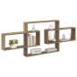 Preview: Wandregal Artisan-Eiche 130 x 10 x 50 cm Holzwerkstoff