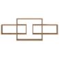 Preview: Wandregal Artisan-Eiche 130 x 10 x 50 cm Holzwerkstoff