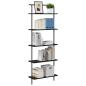 Preview: B?cherregal 5 Ebenen 60 x 24 x 168 cm Holzwerkstoff