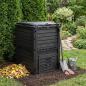 Preview: ARDEBO.de - Gartenkomposter Schwarz 59,5 x 60 x 81,5 cm 280 l 100% PP