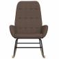 Preview: Schaukelstuhl Taupe Stoff