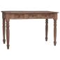 Preview: ARDEBO.de - Schreibtisch mit Schubladen 117x57x75 cm Altholz Massiv