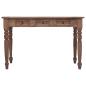 Preview: Schreibtisch mit Schubladen 117x57x75 cm Altholz Massiv