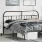 Preview: ARDEBO.de - Ersatz-Kopfteil Metall Schwarz 180 cm