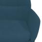 Preview: Relaxsessel Blau Samt