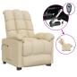 Preview: Relaxsessel Elektrisch Creme Stoff
