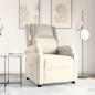 Preview: ARDEBO.de - Relaxsessel Creme Samt