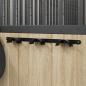 Preview: ARDEBO.de - Trensenhalter für 3 Trensen Schwarz Eisen