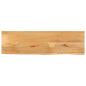 Preview: ARDEBO.de - Tischplatte mit Baumkante 100x40x2,5 cm Massivholz Mango