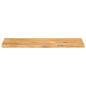 Preview: Tischplatte mit Baumkante 100x40x2,5 cm Massivholz Mango