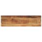 Preview: ARDEBO.de - Tischplatte 110x40x2,5 cm Rechteckig Raues Massivholz Mango