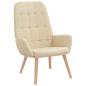 Preview: Relaxsessel Creme Stoff