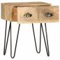 Preview: Nachttisch 40x30x50 cm Mango Massivholz