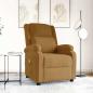 Preview: ARDEBO.de - Massagesessel Braun Samt