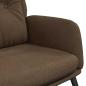 Preview: Relaxsessel Braun Wildleder-Optik