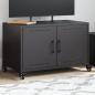 Preview: ARDEBO.de - TV-Schrank Schwarz 68x39x43,5 cm Stahl