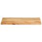 Preview: Tischplatte mit Baumkante 120x60x3,8 cm Massivholz Mango