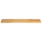 Preview: Tischplatte mit Baumkante 160x40x2,5 cm Massivholz Mango