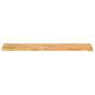 Preview: Tischplatte mit Baumkante 180x30x2,5 cm Massivholz Mango
