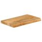Preview: Tischplatte mit Baumkante 50x30x3,8 cm Massivholz Mango