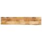 Preview: ARDEBO.de - Tischplatte 160x40x3,8 cm Baumkante Massivholz Raues Mangoholz