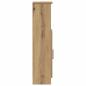 Preview: Badezimmerschrank mit Rollenhalter Artisan-Eiche 20,5x22x90 cm