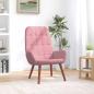 Preview: ARDEBO.de - Relaxsessel Rosa Samt