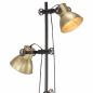 Preview: Stehlampe 2-flammig Messing E27 Gusseisen