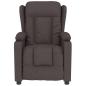 Preview: Massagesessel Dunkelbraun Stoff