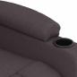 Preview: Massagesessel Dunkelbraun Stoff