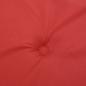 Preview: Gartenbank-Auflage Rot 150x50x3 cm Oxford-Gewebe