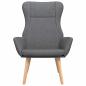 Preview: Relaxsessel Dunkelgrau Stoff