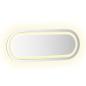 Preview: LED-Badspiegel 40x15 cm Oval