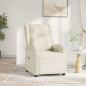 Preview: ARDEBO.de - Relaxsessel Elektrisch Creme Samt