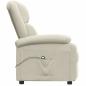 Preview: Relaxsessel Elektrisch Creme Samt