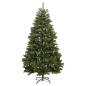 Preview: Künstlicher Weihnachtsbaum Klappbar 300 LEDs & Kugeln 210 cm