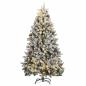 Preview: ARDEBO.de - Künstlicher Weihnachtsbaum Klappbar 300 LEDs & Kugeln 270 cm