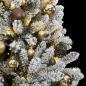 Preview: Künstlicher Weihnachtsbaum Klappbar 300 LEDs & Kugeln 270 cm